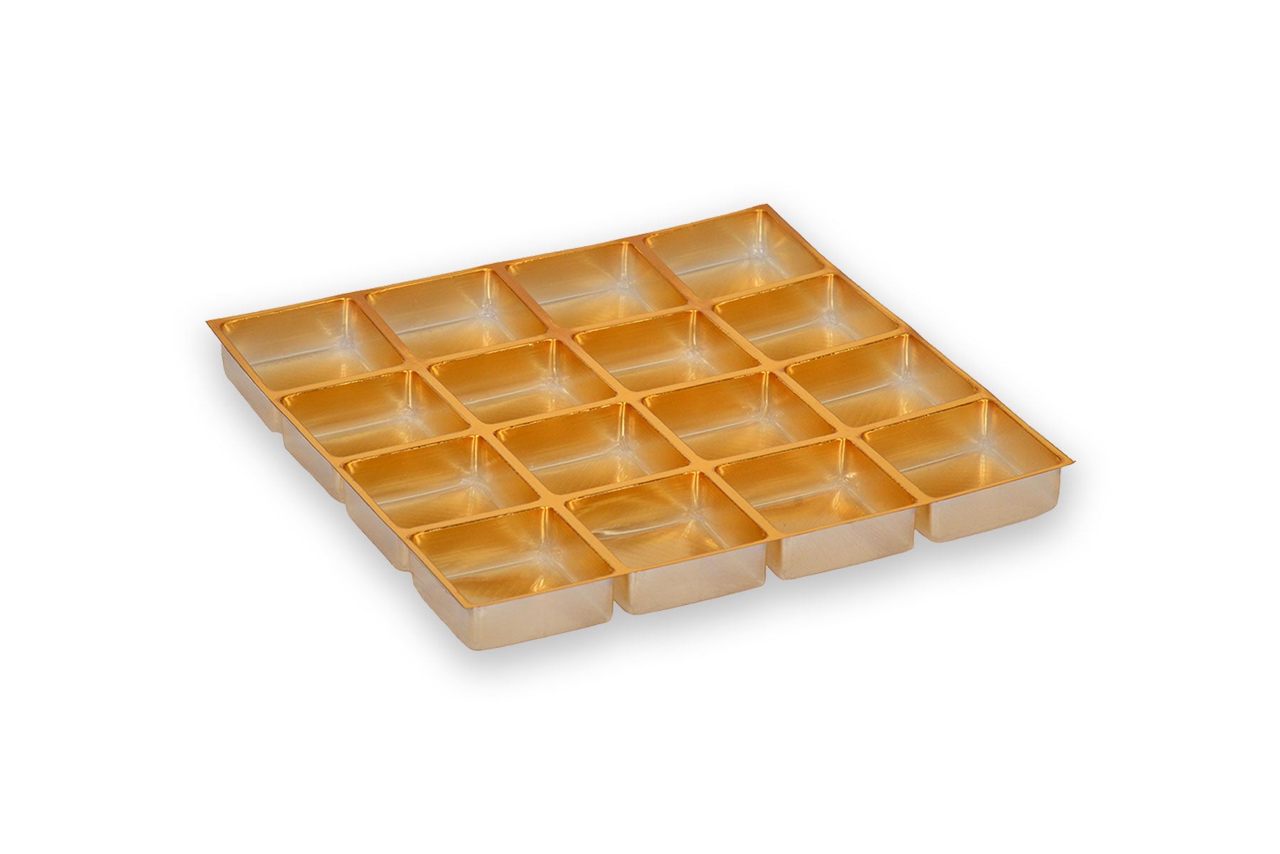 Einsatz für 16 Pralinen - 145 x 13 x 145 mm